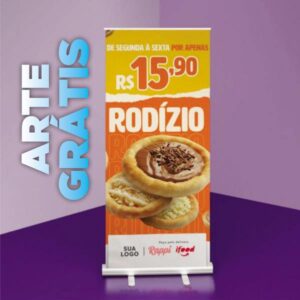ROLL-UP COMPLETO DE TECIDO BEE2